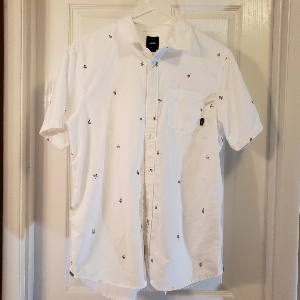 Van's Mens Button Up